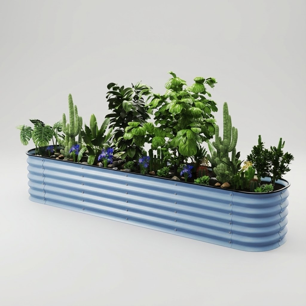 Flexibles Hochbeet-System aus Metall – 9-in-1