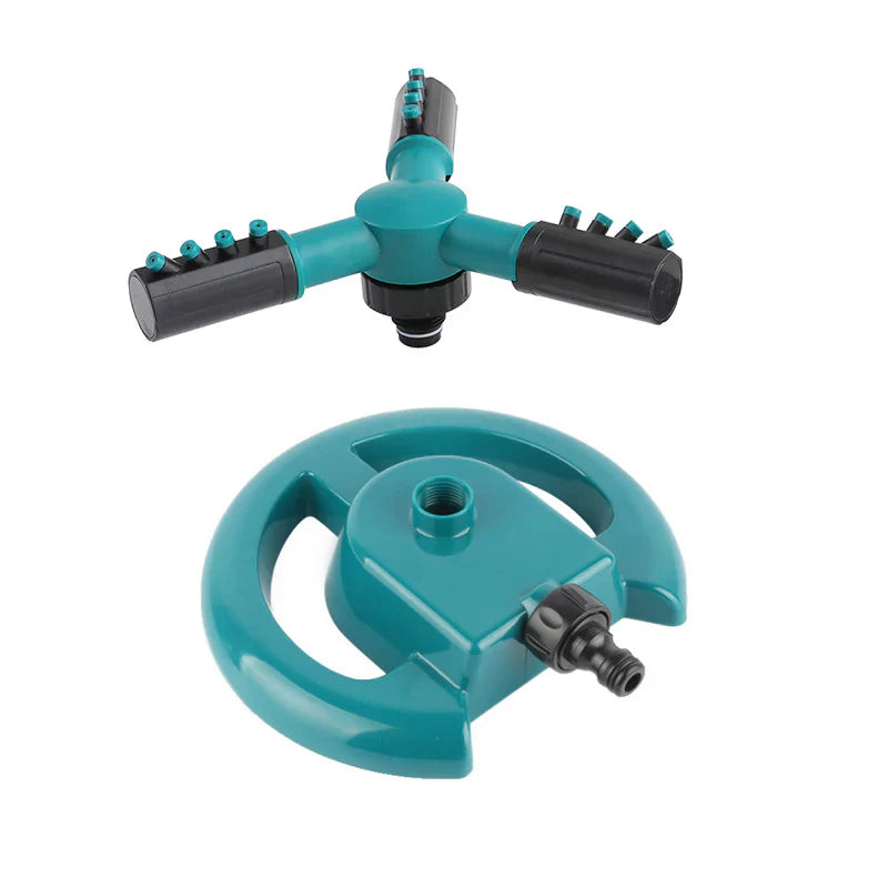 Automatischer Rasensprenger – Rotierender Gartenregner, 2 Sprühmuster, ABS/PP